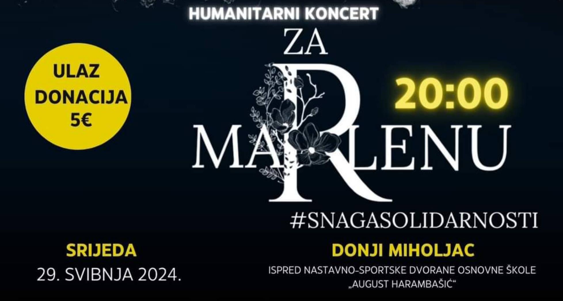 Veliki humanitarni koncert “Za Marlenu”