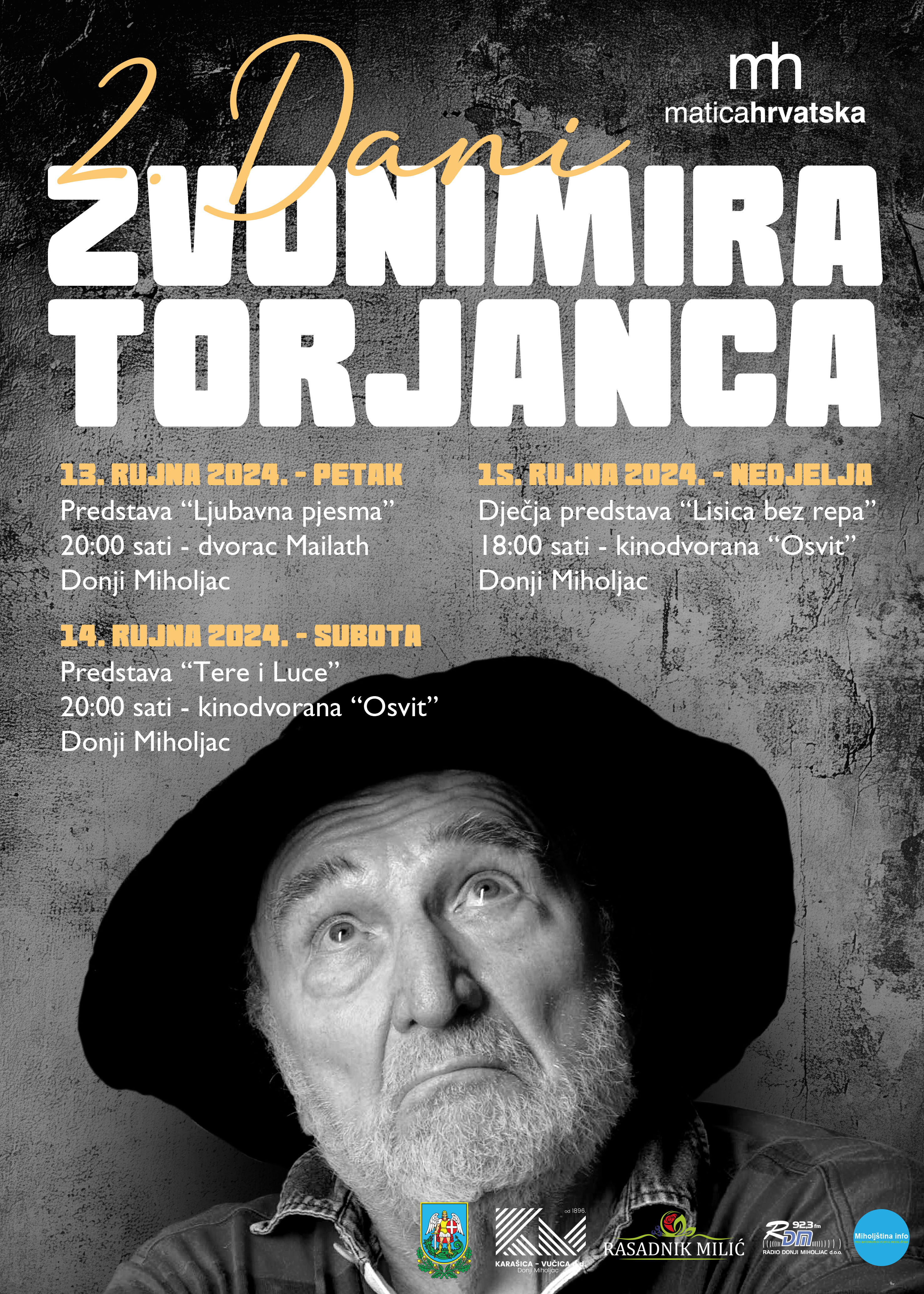 2. Dani Zvonimira Torjanca od 13.-15. rujna