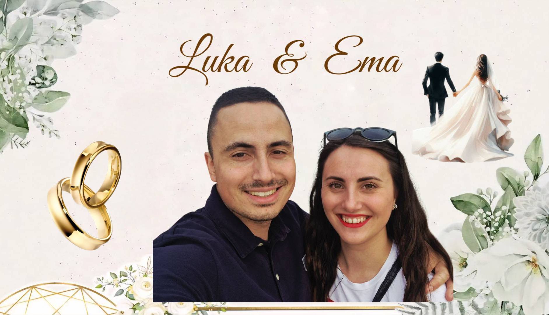 Danas od 15,00 sati “Čestitke i pozdravi” povodom svadbenog dana Eme i Luke